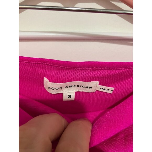 Good American Women's Compression Shine Tube Dress, Pink, Size 3 (Large) - Picture 4 of 4